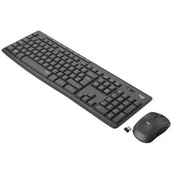 LOGITECH Mk295 Silent Wireless Combo Graphite Azerty Belgian