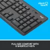 LOGITECH Mk295 Silent Wireless Combo Graphite Azerty Belgian