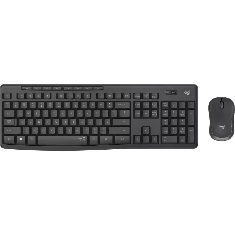 LOGITECH Mk295 Silent Wireless Combo Graphite Azerty Belgian