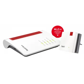 Mesh Set 7530 AX + 1200 AX Dual-band (2.4 GHz / 5 GHz) Wi-Fi 6 (802.11ax) Red, White 4 3G Internal
