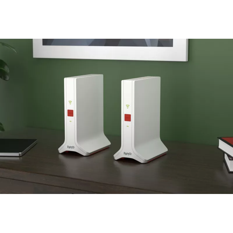 Mesh Set 4200 Dual-band (2.4 GHz / 5 GHz) Wi-Fi 6E (802.11ax) Red, White 2x2/4x4
