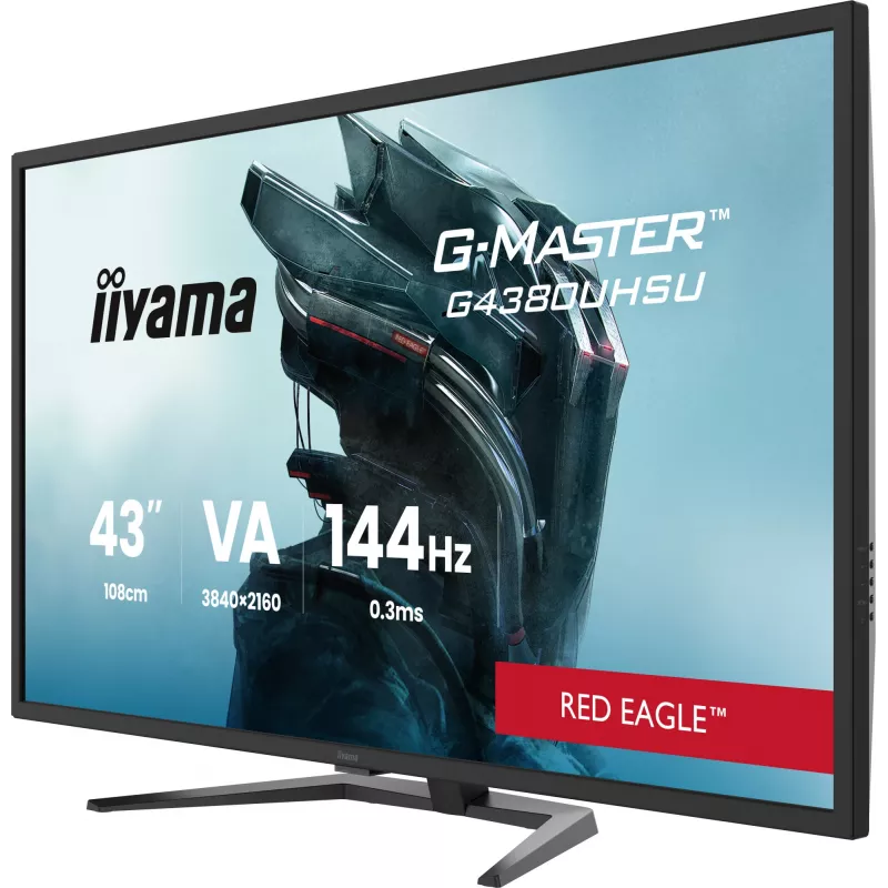 iiyama G-MASTER G4380UHSU-B2 computer monitor 108 cm (42.5 inch) 3840 x 2160 pixels 4K Ultra HD LED Black