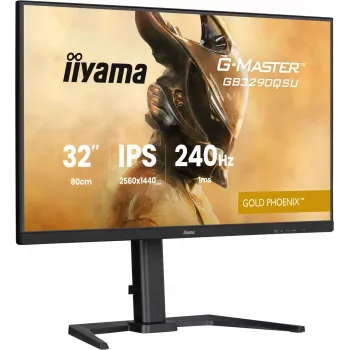 iiyama G-MASTER GB3290QSU-B1 computer monitor 80 cm (31.5 inch) 2560 x 1440 pixels Quad HD LED Black