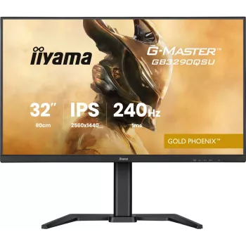 iiyama G-MASTER GB3290QSU-B1 computer monitor 80 cm (31.5 inch) 2560 x 1440 pixels Quad HD LED Black