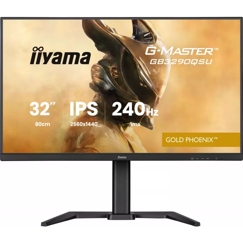 iiyama G-MASTER GB3290QSU-B1 computer monitor 80 cm (31.5 inch) 2560 x 1440 pixels Quad HD LED Black