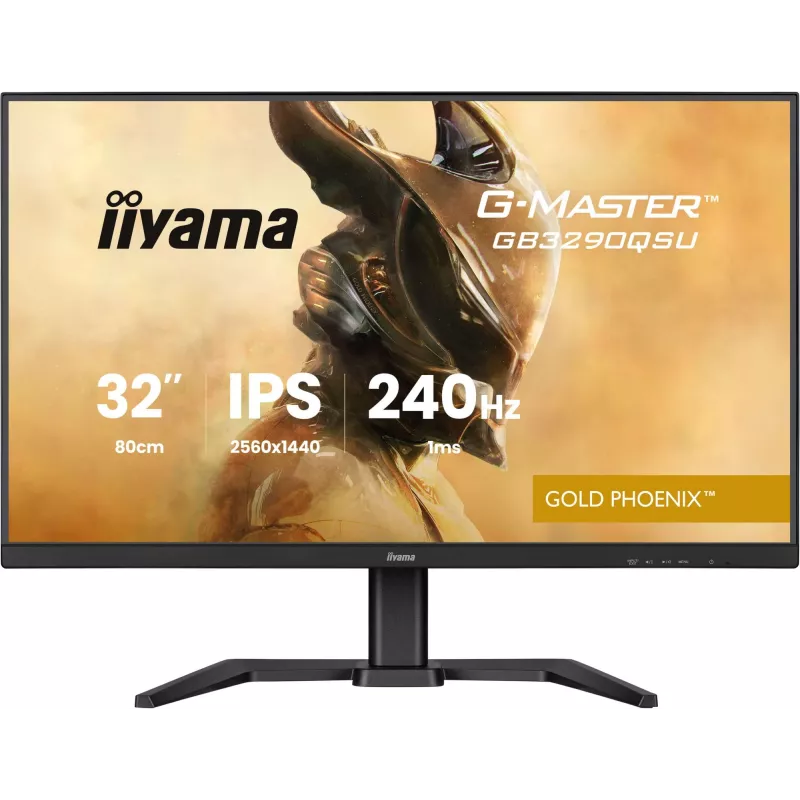iiyama G-MASTER GB3290QSU-B1 computer monitor 80 cm (31.5 inch) 2560 x 1440 pixels Quad HD LED Black