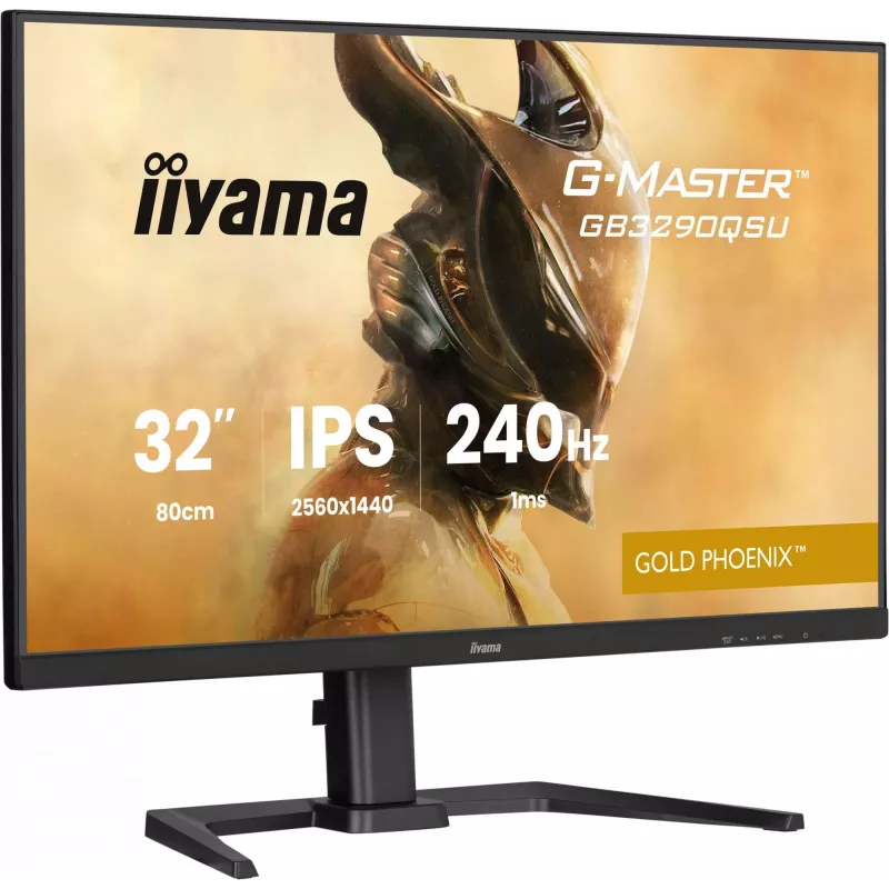 iiyama G-MASTER GB3290QSU-B1 computer monitor 80 cm (31.5 inch) 2560 x 1440 pixels Quad HD LED Black