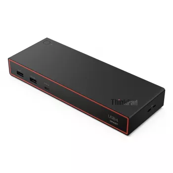 Docking station Lenovo ThinkPad USB4 Smart Dock 5500 — USB4, USB-PD 65W, Gigabit Ethernet, 4x USB 3.2 Gen2, HDMI, 3840x2160, Black
