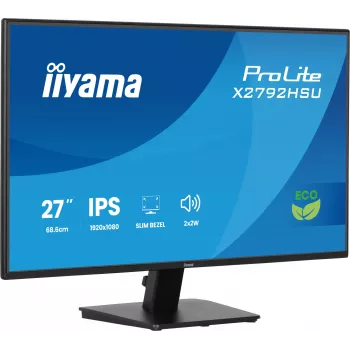 iiyama ProLite X2792HSU-B1 computer monitor 68.6 cm (27 inch) 1920 x 1080 pixels Full HD LED Black