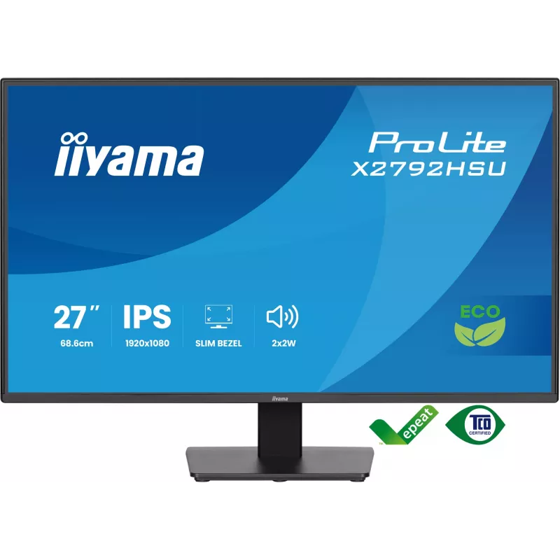 iiyama ProLite X2792HSU-B1 computer monitor 68.6 cm (27 inch) 1920 x 1080 pixels Full HD LED Black