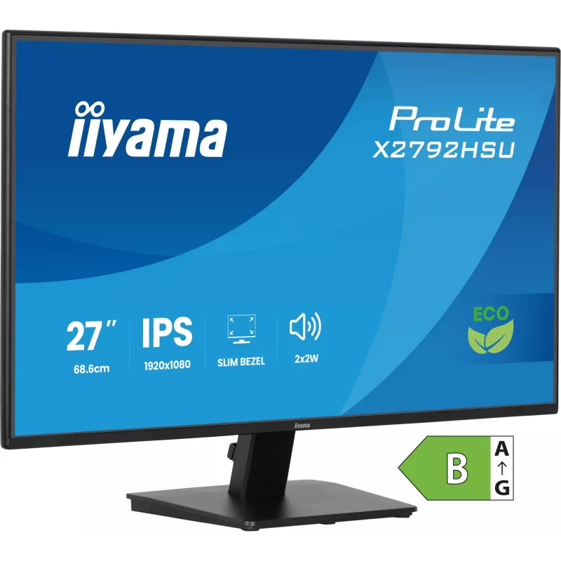 iiyama ProLite X2792HSU-B1 computer monitor 68.6 cm (27 inch) 1920 x 1080 pixels Full HD LED Black