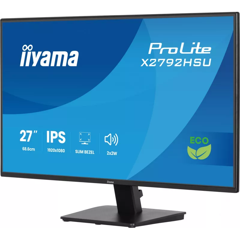 iiyama ProLite X2792HSU-B1 computer monitor 68.6 cm (27 inch) 1920 x 1080 pixels Full HD LED Black