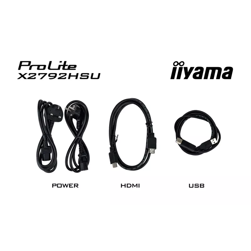 iiyama ProLite X2792HSU-B1 computer monitor 68.6 cm (27 inch) 1920 x 1080 pixels Full HD LED Black