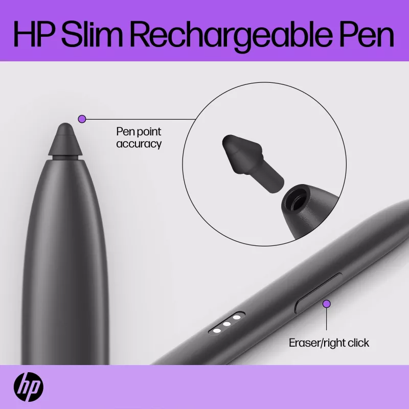 HP Slim Rechargeable Pen HP Slim Rechargeable Pen Black Built-in Battery