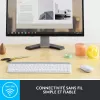 LOGITECH Slim Wireless Keyboard And Mouse Combo Mk470 - Offwhite - Azerty French