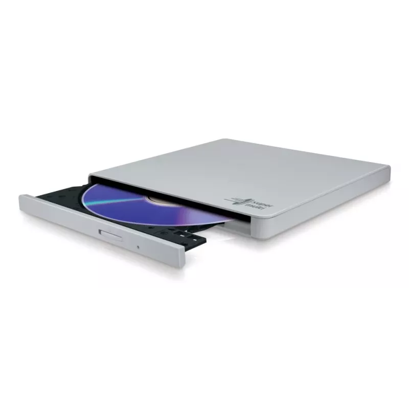 HITACHI-LG DATA STORAGE Slim Portable DVD-writer - Gp57eb40 - USB 2.0 - White