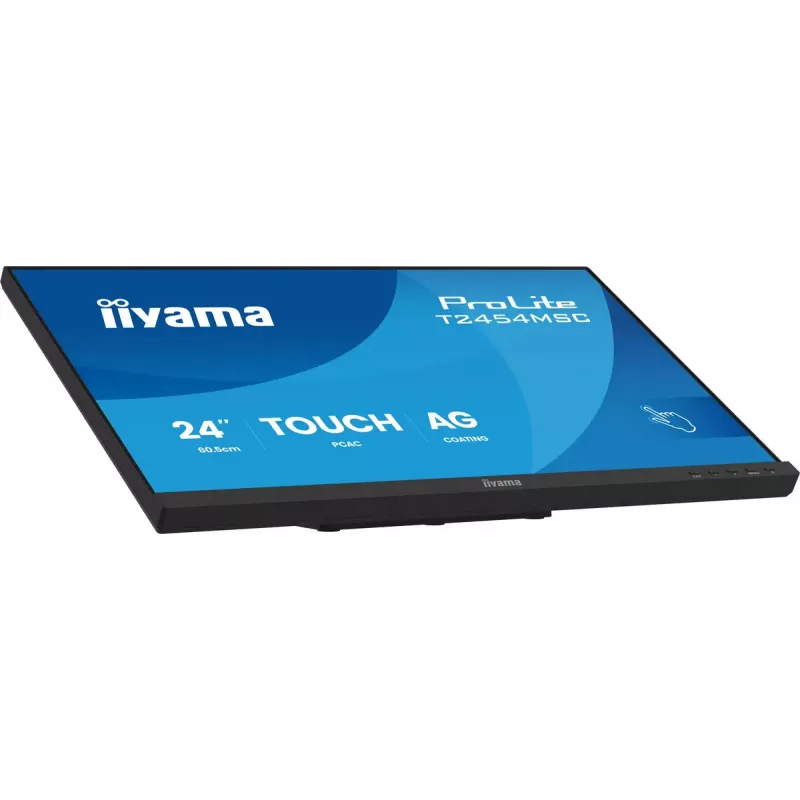 iiyama ProLite T2454MSC-B3AG computer monitor 60.5 cm (23.8 inch) 1920 x 1080 pixels Full HD LED Touchscreen Multi-user Black