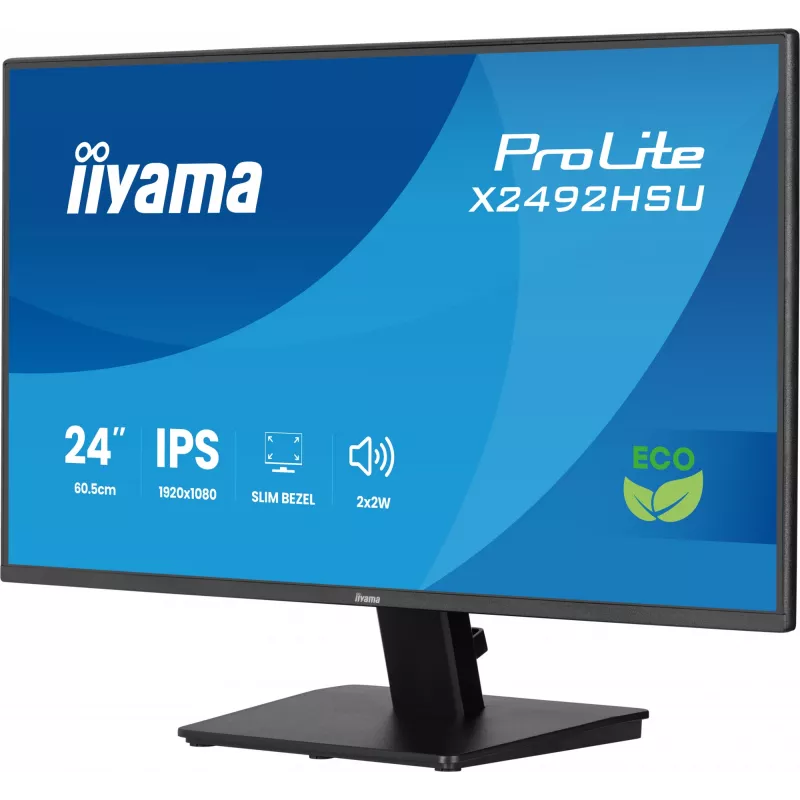 iiyama ProLite X2492HSU-B1 computer monitor 60.5 cm (23.8 inch) 1920 x 1080 pixels Full HD LED Black