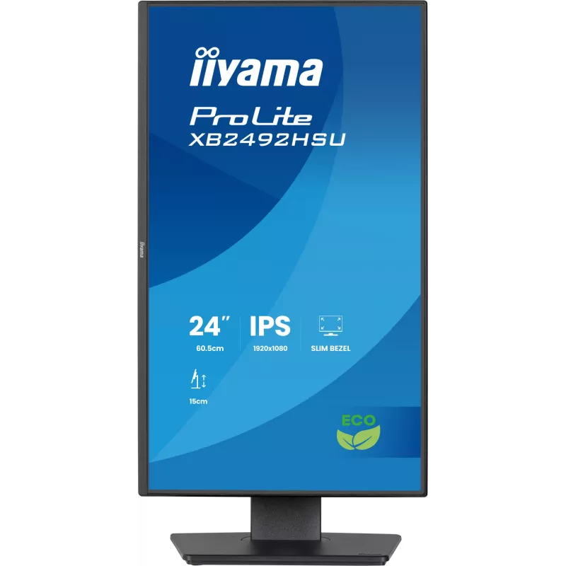 iiyama ProLite XB2492HSU-B1 computer monitor 60.5 cm (23.8 inch) 1920 x 1080 pixels Full HD LED Black