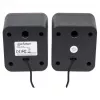 Manhattan 2600 Series Speaker System 161435, 2.0 Stereo, USB Powered, 6 W RMS, 90 - 20000 Hz, Black