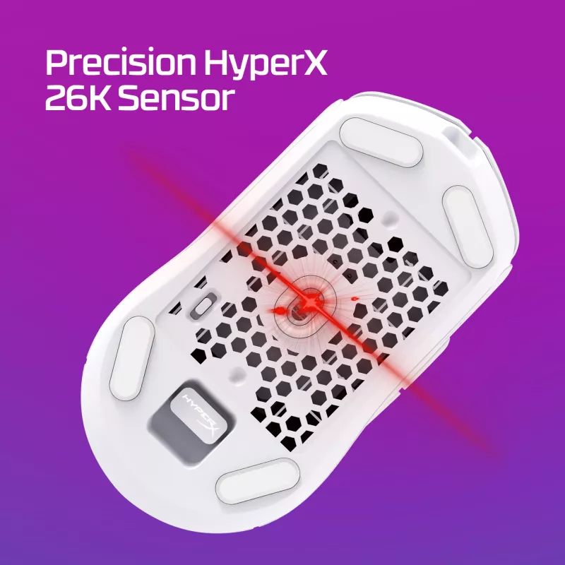 HyperX Pulsefire Haste 2 - Wireless Gaming Mouse (White)
