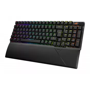 ASUS ROG Strix Scope II 96 Wireless keyboard Gaming USB + RF Wireless + Bluetooth QWERTZ German Black
