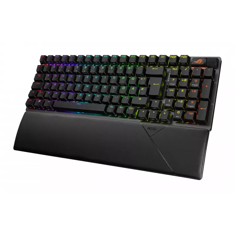 ASUS ROG Strix Scope II 96 Wireless keyboard Gaming USB + RF Wireless + Bluetooth QWERTZ German Black