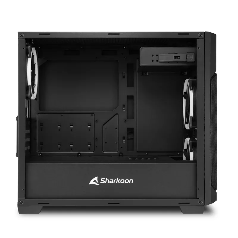 SHARKOON Tower Chassis - V1000 RGB Micro Tower Black
