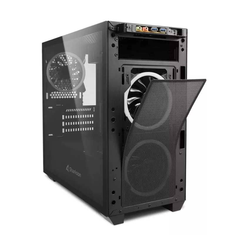 SHARKOON Tower Chassis - V1000 RGB Micro Tower Black