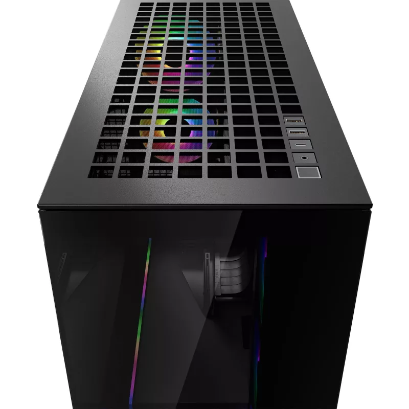ARCTIC Xtender VG (Mirror Black) Premium E-ATX PC Case with Vertical GPU Mounting