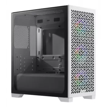 PC Case Cooler Master Elite 302 White mATX with 3x 120mm ARGB Fans