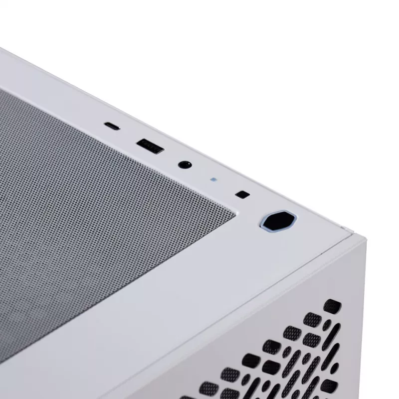 PC Case Cooler Master Elite 302 White mATX with 3x 120mm ARGB Fans