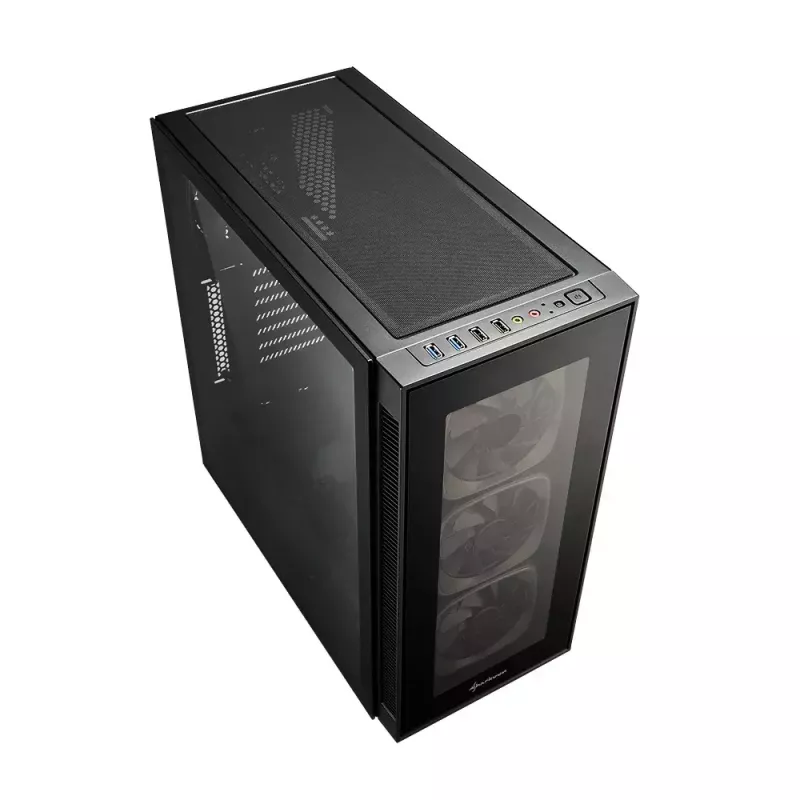 PC Case Sharkoon TG6 RGB Midi Tower Black