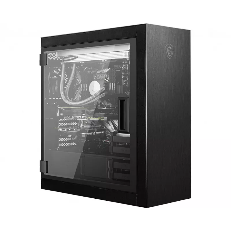 MSI MPG SEKIRA 500P Full Tower Gaming Computer Case 'Black, 4x 120mm PWM Fans, USB Type-C, Tempered Glass Panel, E-ATX, ATX, mATX, mini-ITX'