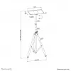 Neomounts NS-FS200BLACK Floor stand 10-32 inch, 15 kg, 25.4 cm (10 inch), 81.3 cm (32 inch), 75 x 75 mm, 100 x 100 mm, 1080 - 1780 mm
