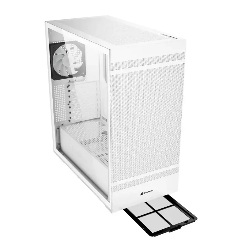 PC Case Sharkoon REBEL C50 RGB Full Tower White