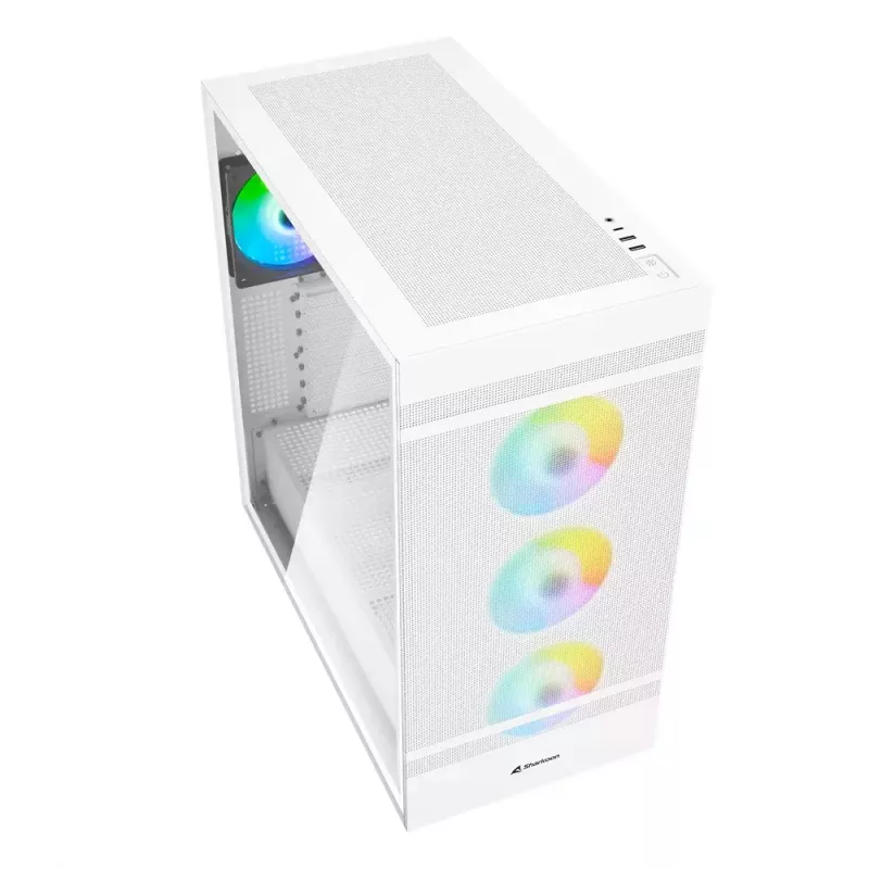 PC Case Sharkoon REBEL C50 RGB Full Tower White