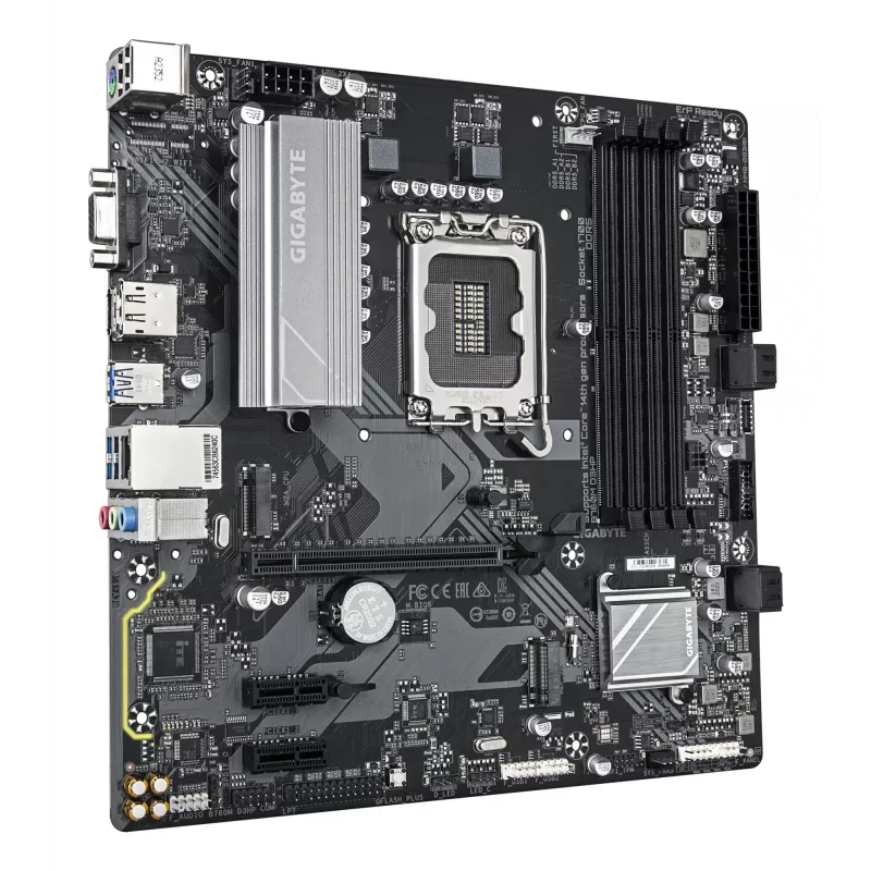 GIGABYTE B760M D3HP Motherboard - Intel Core 14th Gen CPUs, 4+1+1 Phases VRM, up to 5600MHz DDR5, 2xPCIe 4.0 M.2, GbE LAN, USB 3.2 Gen 1