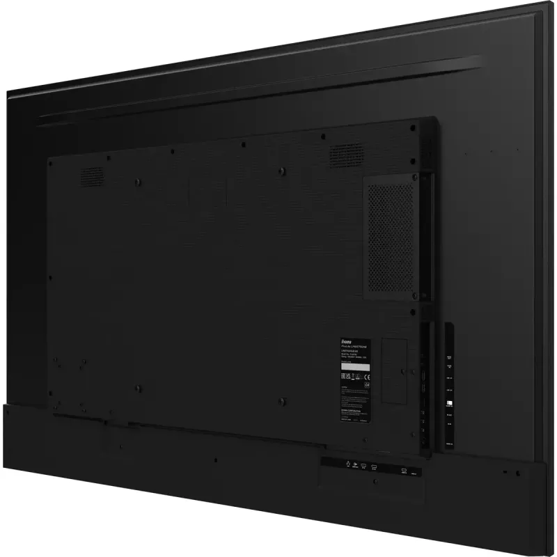 iiyama LH6565UHSB-B1 Signage Display Kiosk design 163.8 cm (64.5 inch) LED Wi-Fi 800 cd/m² 4K Ultra HD Black Built-in processor Android 11 24/7