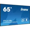 iiyama LH6565UHSB-B1 Signage Display Kiosk design 163.8 cm (64.5 inch) LED Wi-Fi 800 cd/m² 4K Ultra HD Black Built-in processor Android 11 24/7