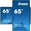 iiyama LH6565UHSB-B1 Signage Display Kiosk design 163.8 cm (64.5 inch) LED Wi-Fi 800 cd/m² 4K Ultra HD Black Built-in processor Android 11 24/7