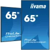 iiyama LH6565UHSB-B1 Signage Display Kiosk design 163.8 cm (64.5 inch) LED Wi-Fi 800 cd/m² 4K Ultra HD Black Built-in processor Android 11 24/7