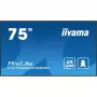 iiyama LH7565UHSB-B1 Signage Display Kiosk design 189.2 cm (74.5 inch) LED Wi-Fi 800 cd/m² 4K Ultra HD Black Built-in processor Android 11 24/7