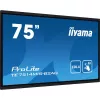 iiyama PROLITE TE7514MIS-B2AG Kiosk design 190.5 cm (75 inch) LCD Wi-Fi 435 cd/m² 4K Ultra HD Black Touchscreen Built-in processor Android 24/7
