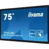 iiyama PROLITE TE7514MIS-B2AG Kiosk design 190.5 cm (75 inch) LCD Wi-Fi 435 cd/m² 4K Ultra HD Black Touchscreen Built-in processor Android 24/7