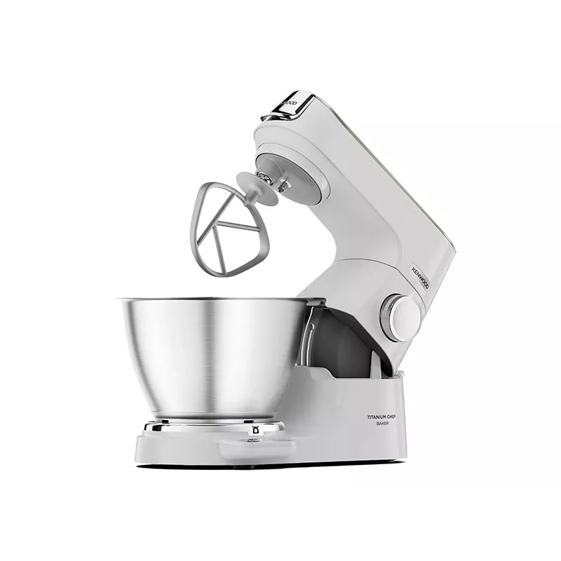 Kenwood KVC65.001WH food processor 1200 W 5 L Stainless steel, White Built-in scales