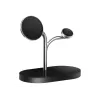 Samsung GP-PWU024WIABW mobile device charger Headset, Smartphone, Smartwatch Black, Silver USB Wireless charging Indoor