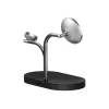 Samsung GP-PWU024WIABW mobile device charger Headset, Smartphone, Smartwatch Black, Silver USB Wireless charging Indoor