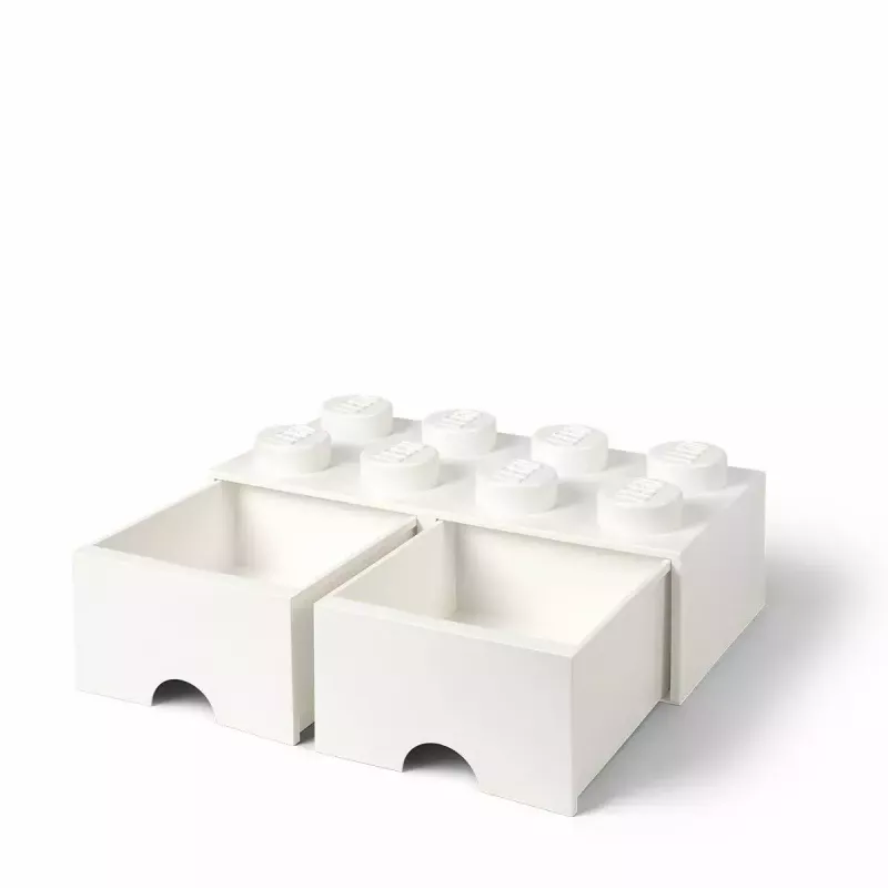 Drawer LEGO Brick 8, room copenhagen RC40061735, white