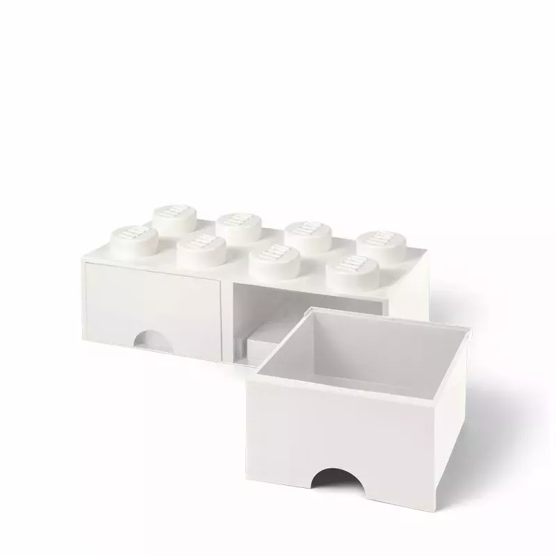 Drawer LEGO Brick 8, room copenhagen RC40061735, white